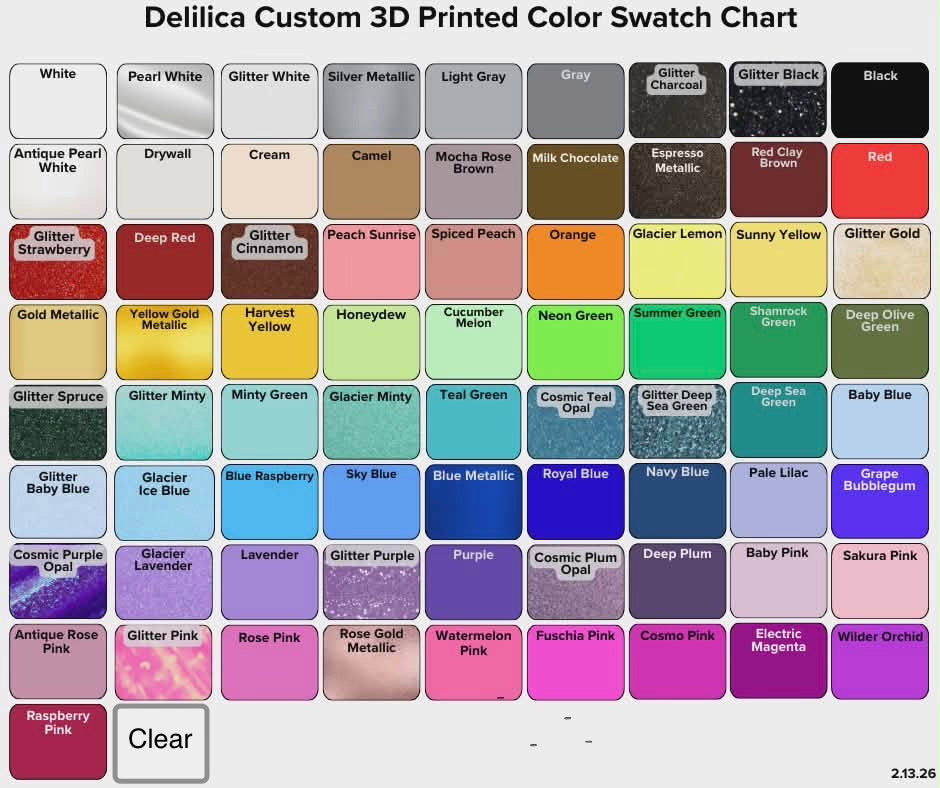 Individual Mini Tote/Lid – 3D Printed (POD)