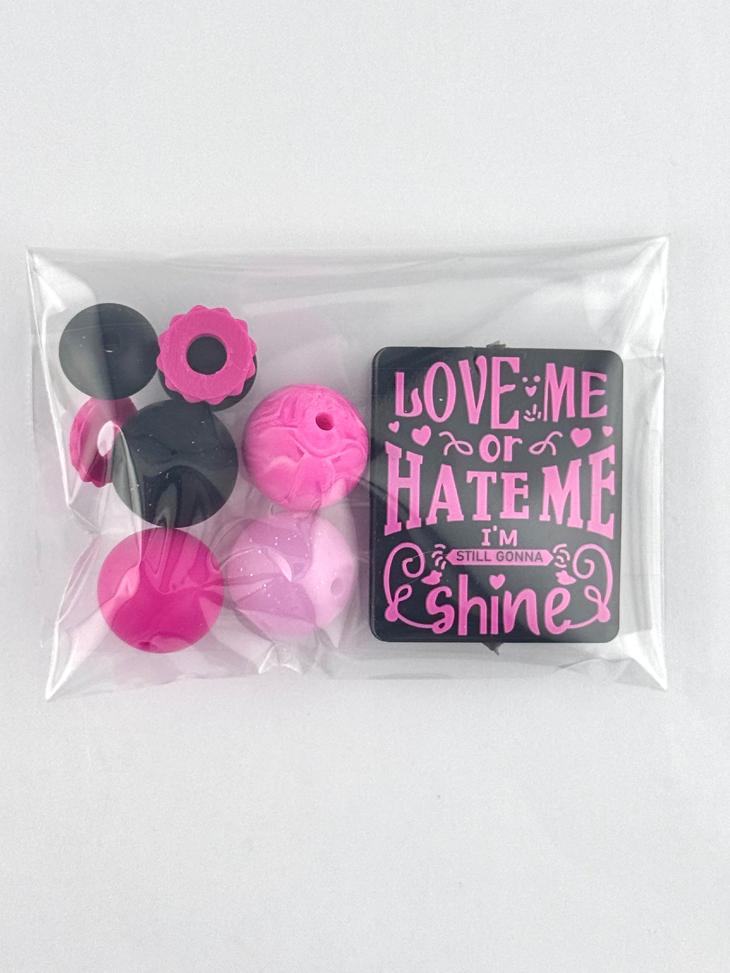 Bead Bag - Love Me or Hate Me