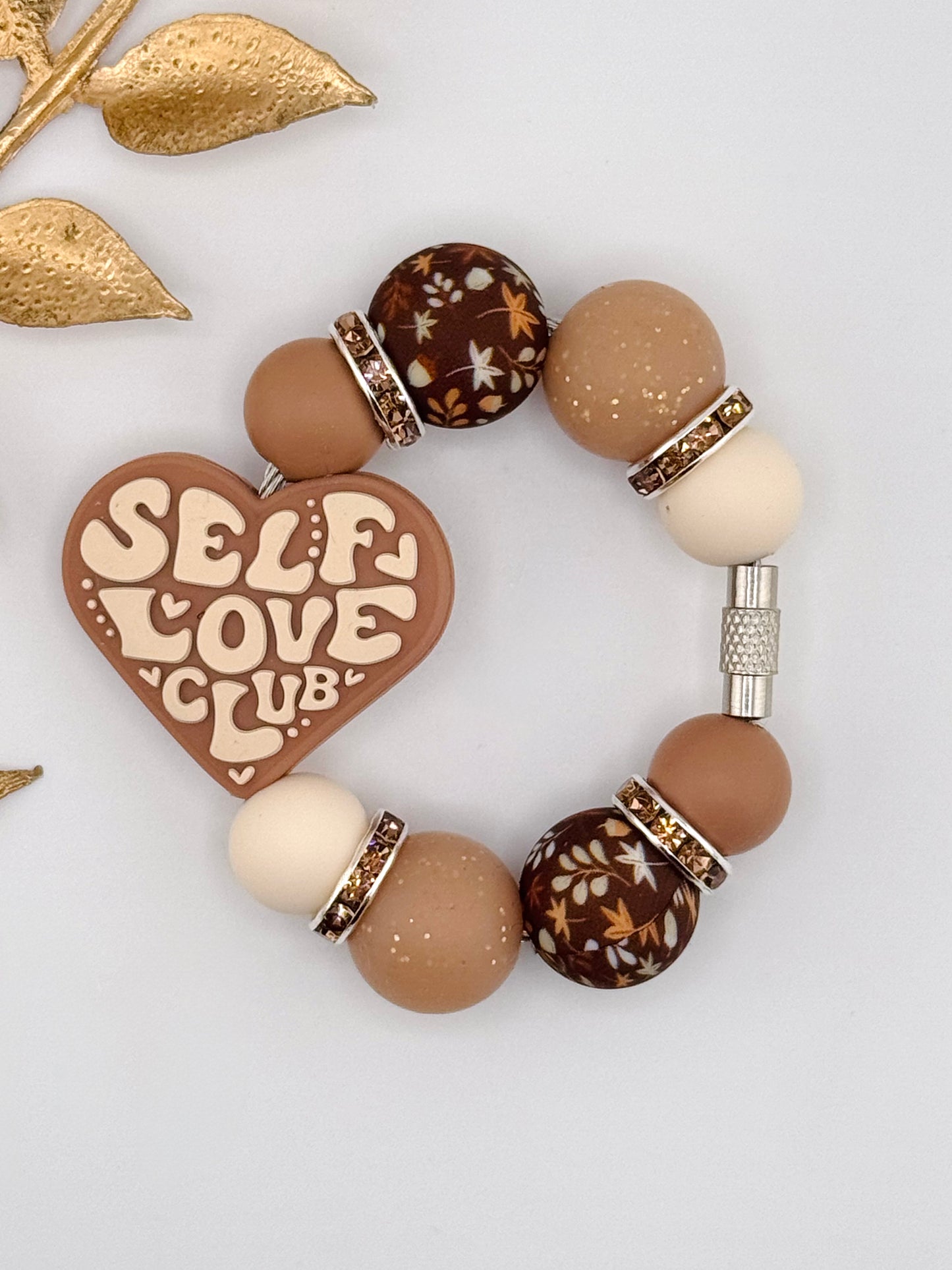 (Pre-Made) Cup Charm ~ Self Love Club Tan * Custom