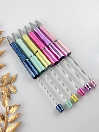 Plastic Beadable Solid Pen (#103-108)