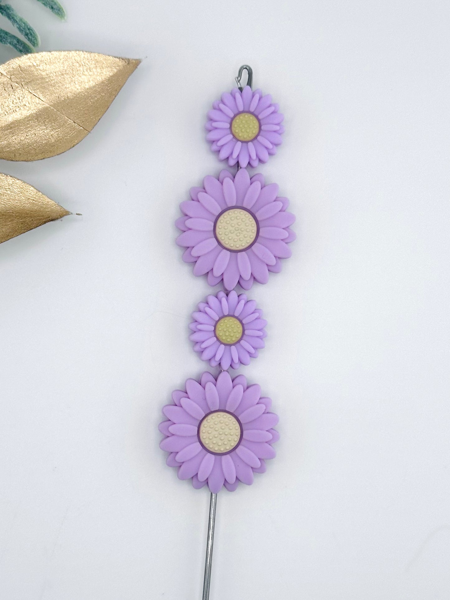 Macaron Purple Daisy Focal