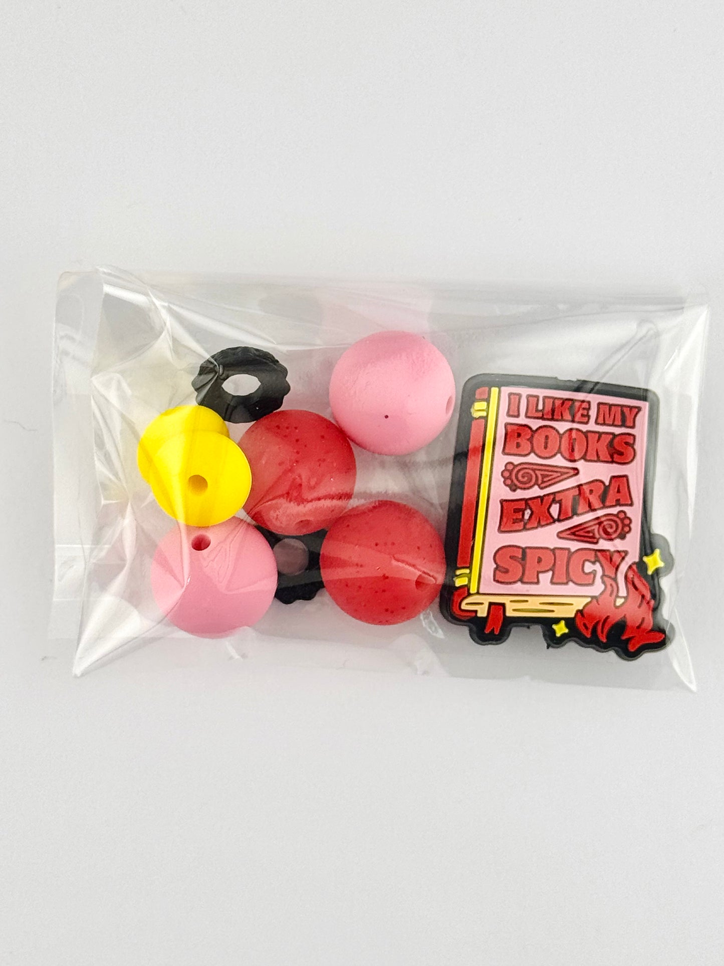 Bead Bag - I Like Books Extra Spicy