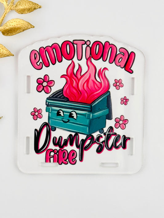 Acrylic Storage Box ~ Emotional Dumpster Fire