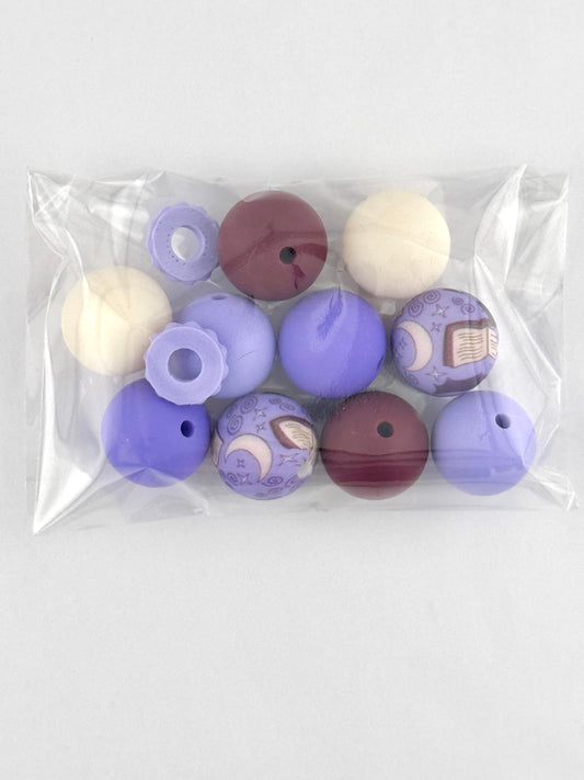 Mini Mix Bead Bag - Late Night Reader (Custom)