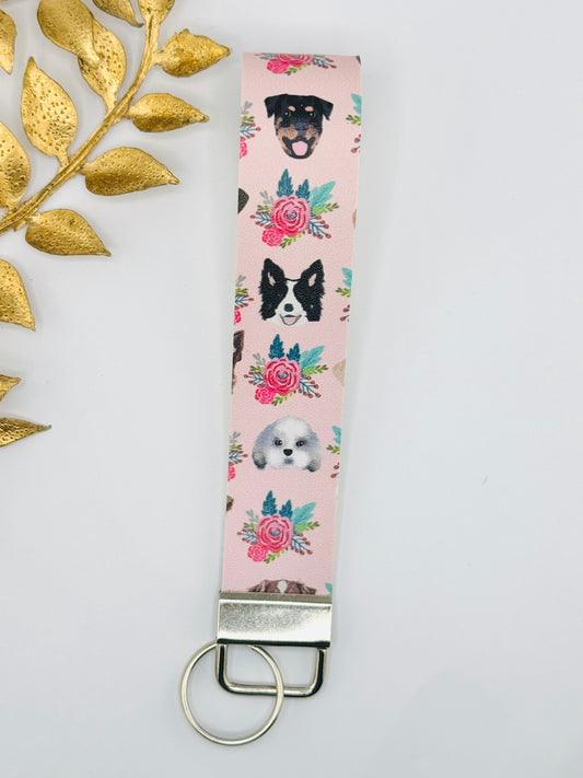 Faux Leather Key Fob - Posh Puppies