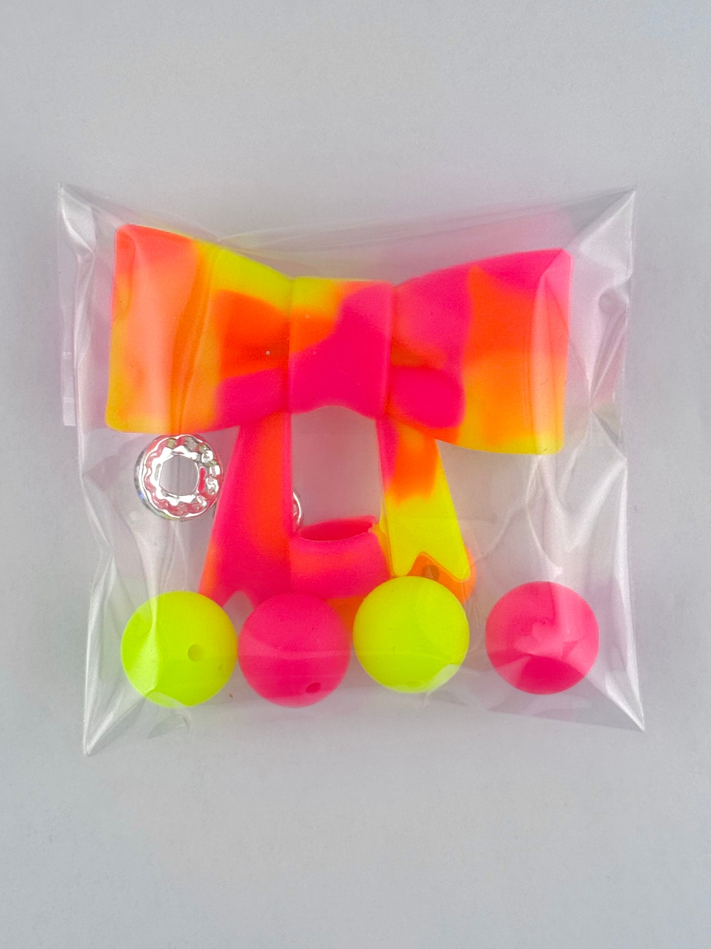 Bead Bag - Neon Swirl