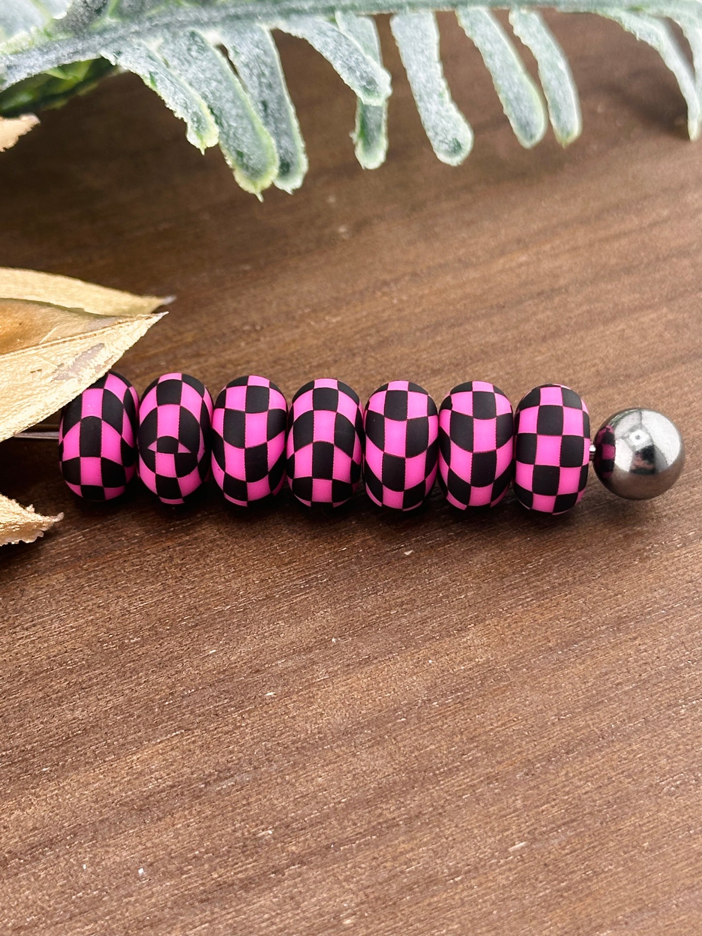 P338 Bright Pink Checkered *Custom 14mm Abacus