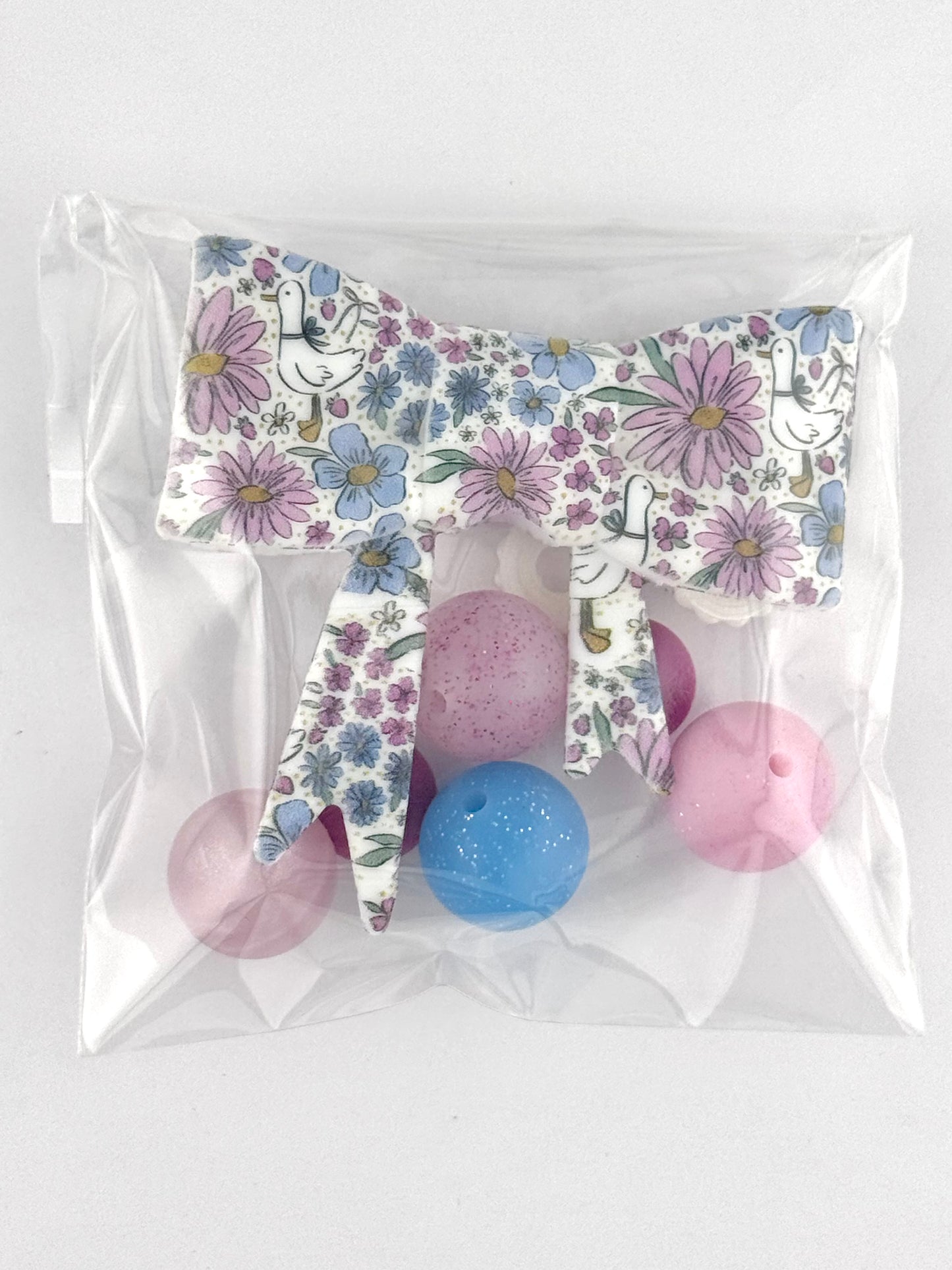Bead Bag - Garden Goose Bow