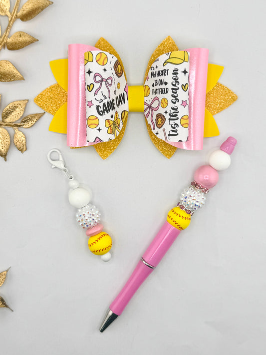 Faux Leather Bow ~ Pitch, Please…