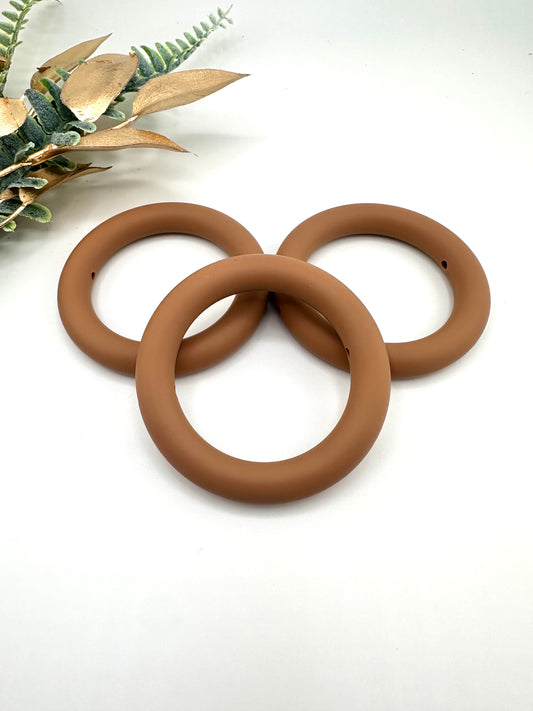 DP ~ Silicone Ring 65mm Camel 3pk