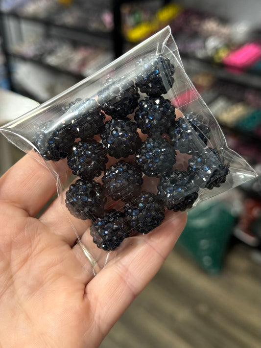 Navy Blue 16mm Rhinestone Premium Pack (15ct)