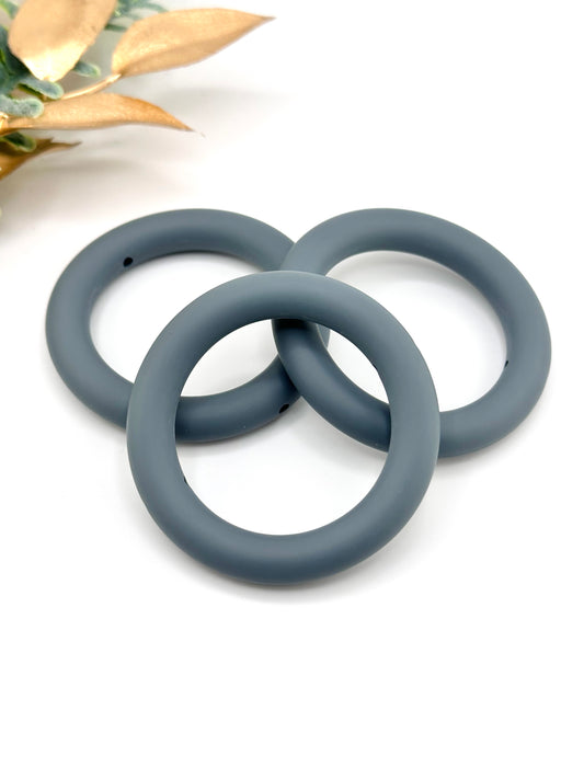 DP ~ Silicone Ring 65mm Dim Gray 3pk