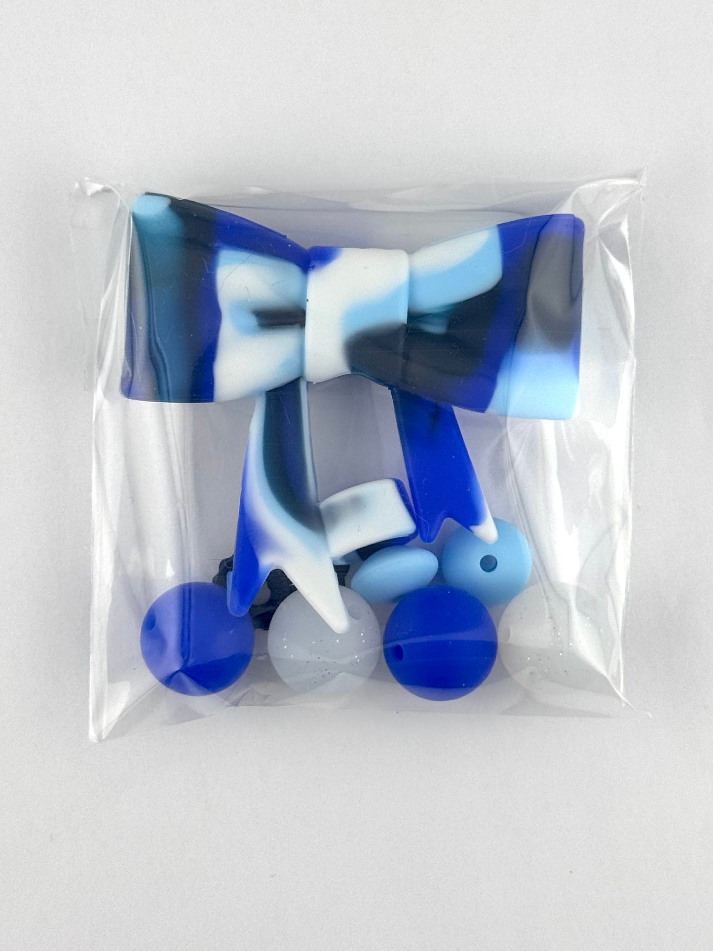 Bead Bag - Royal Blue Swirl