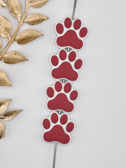 Pale Maroon Paw Focal