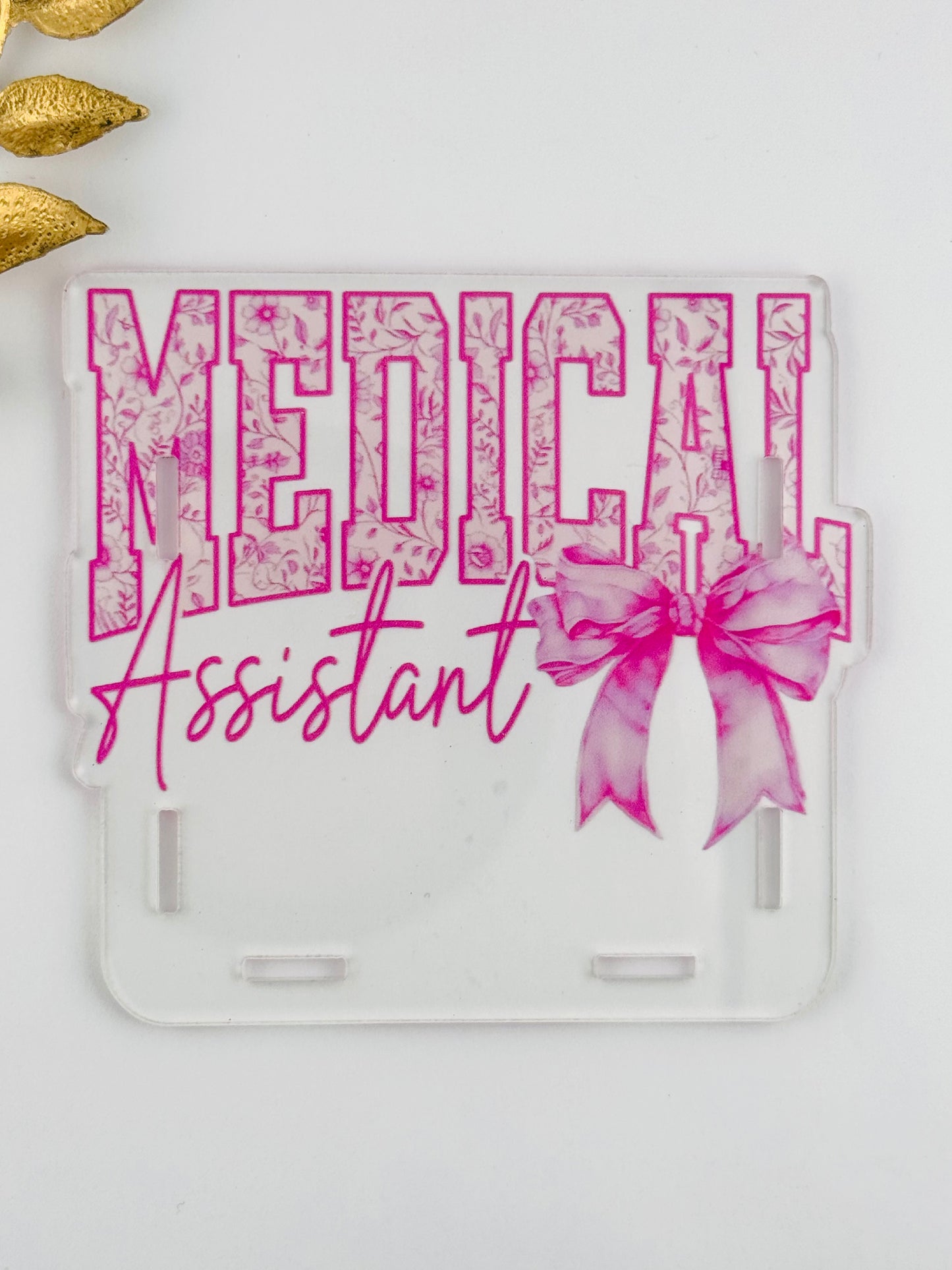 Acrylic Storage Box ~ Medical Assistant