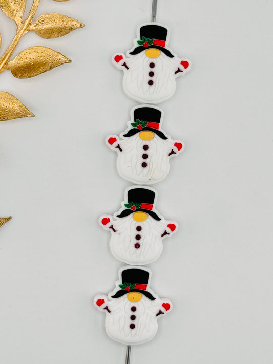 DP ~ Bearded Snowman Gnome Focal 4pk