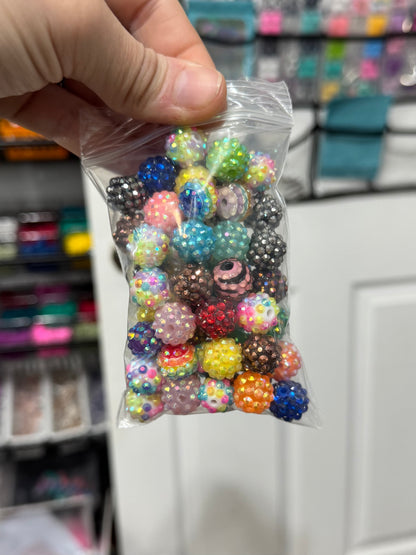 Rhinestone Scoop 14mm (1/4 cup = about 64 beads)