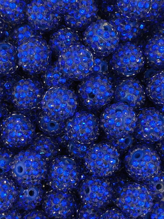 Rhinestone 16mm Acrylic ~ Royal Blue