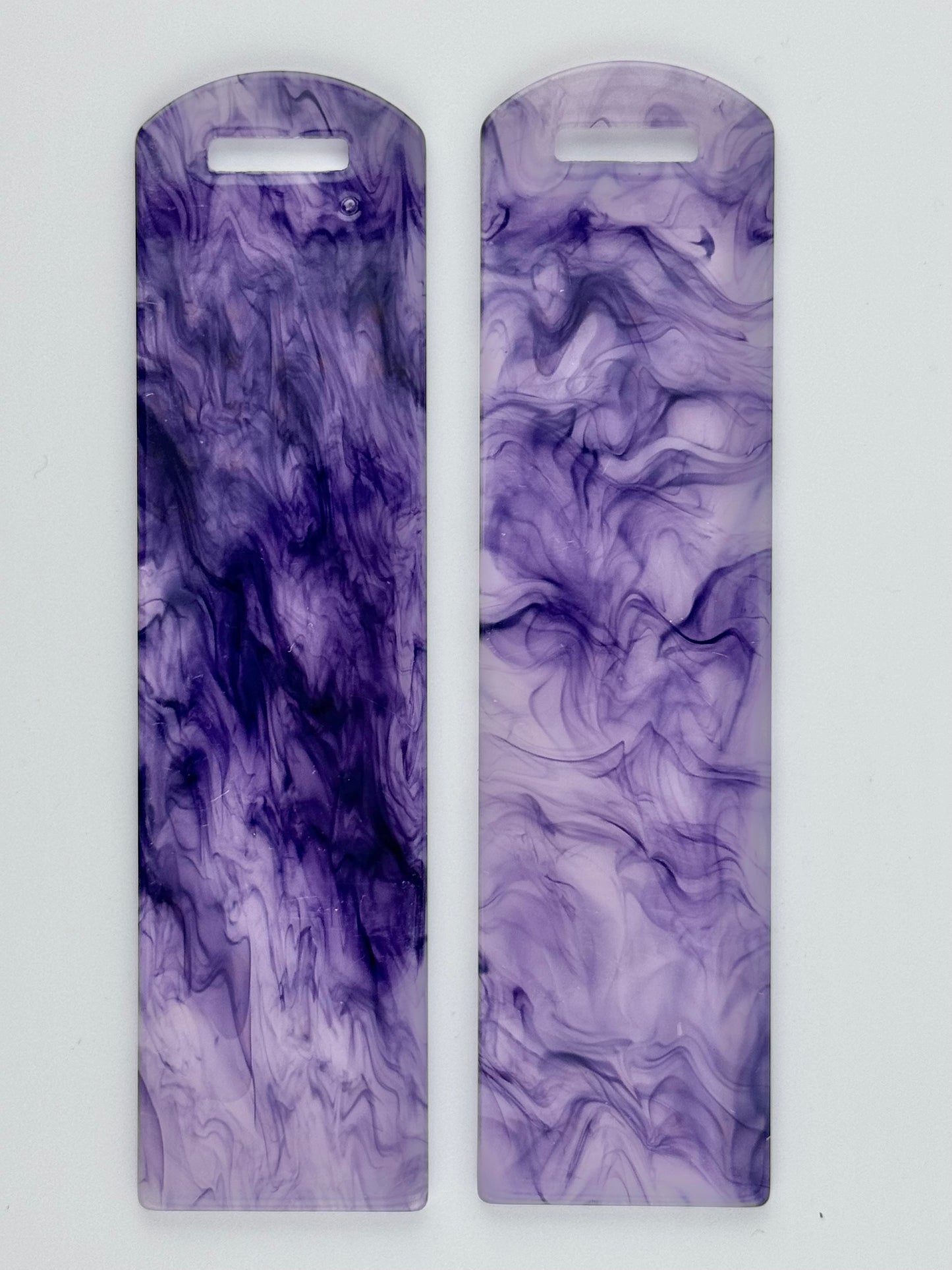 Acrylic Bookmark ~ Purple Swirl