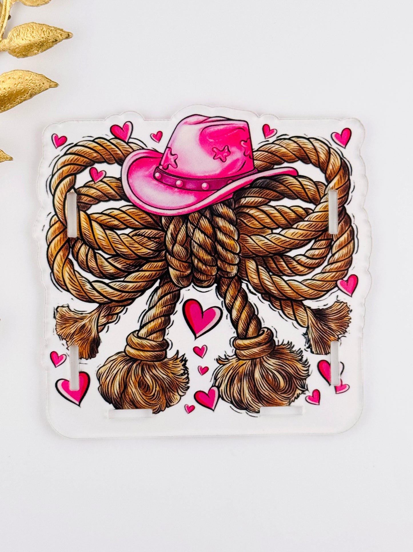 Acrylic Storage Box ~ Rope Bow