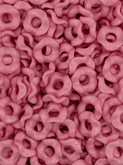 Wavy Acrylic 13mm Spacers (10ct)