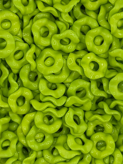 Wavy Acrylic 13mm Spacers (10ct)