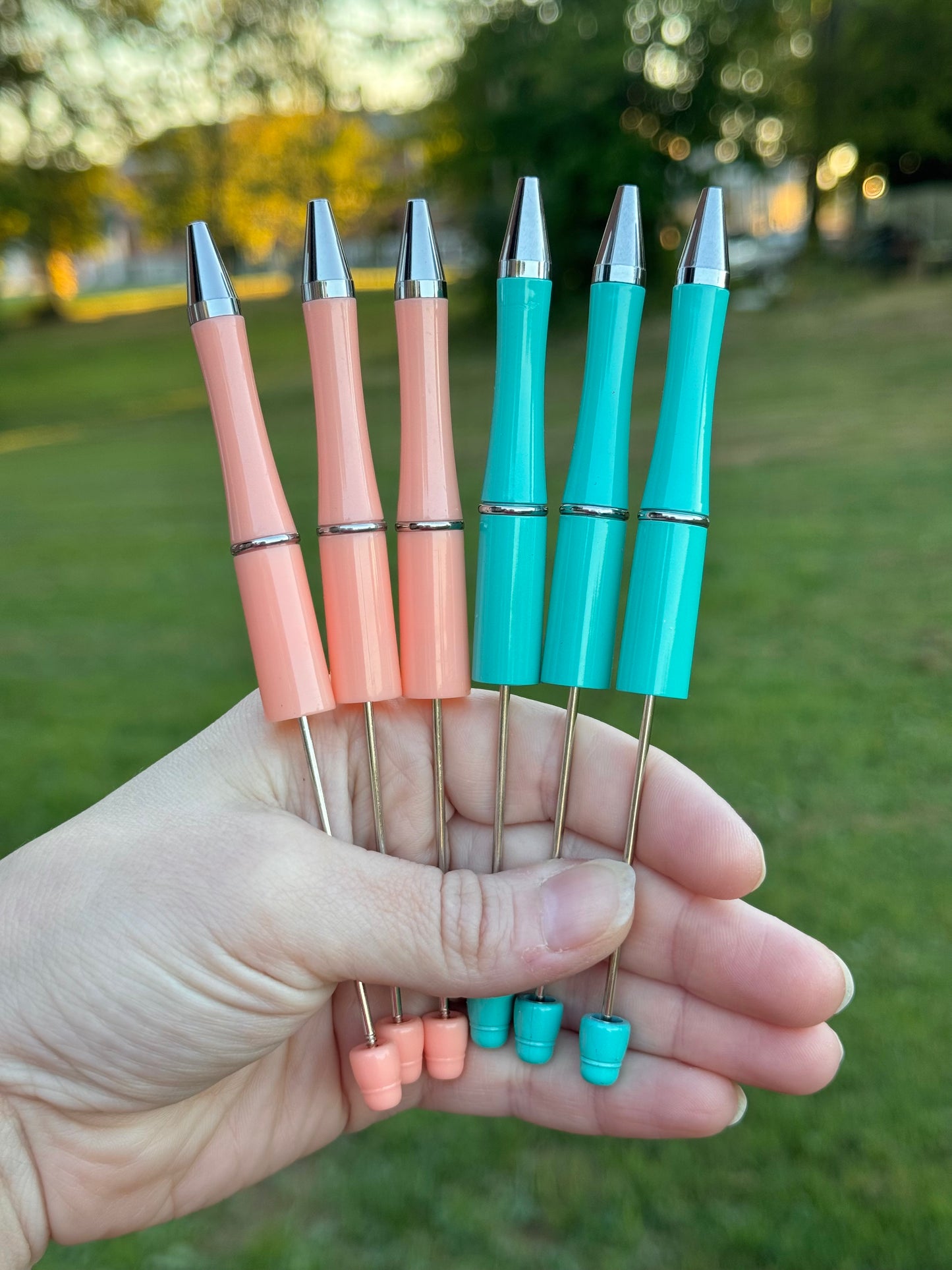 Plastic Beadable Solid Pen (#103-110)