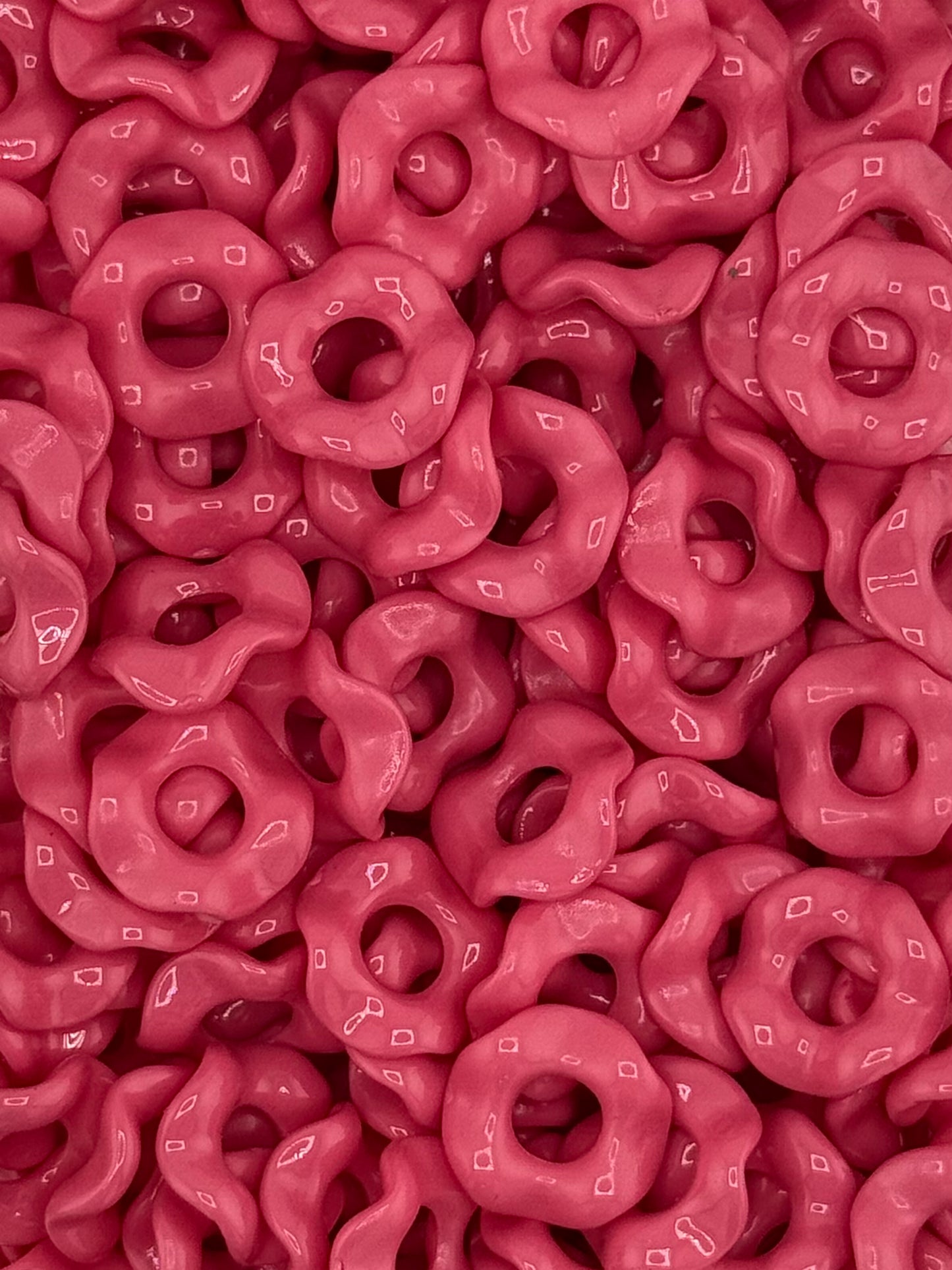 Wavy Acrylic 13mm Spacers (10ct)