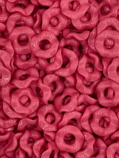 Wavy Acrylic 13mm Spacers (10ct)