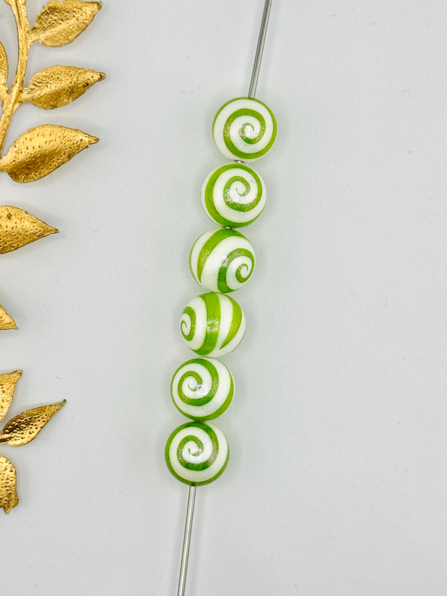 P610 Opal Green Twirl Print