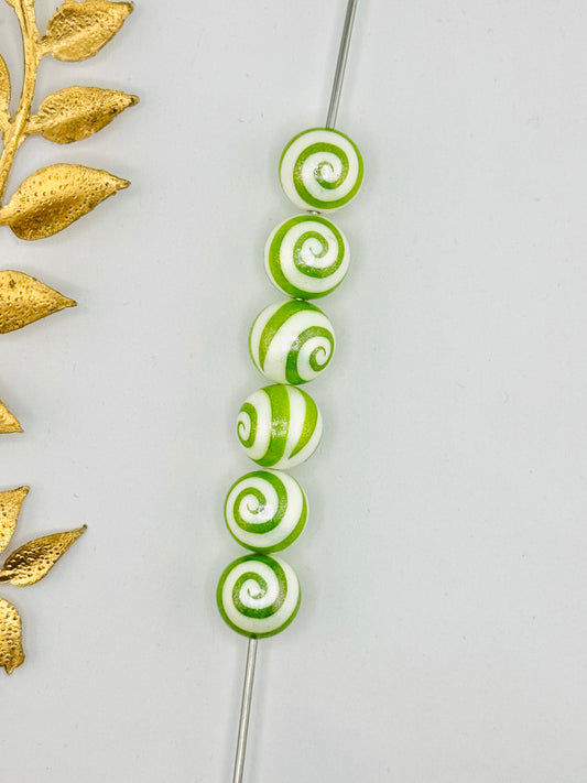 P610 Opal Green Twirl Print