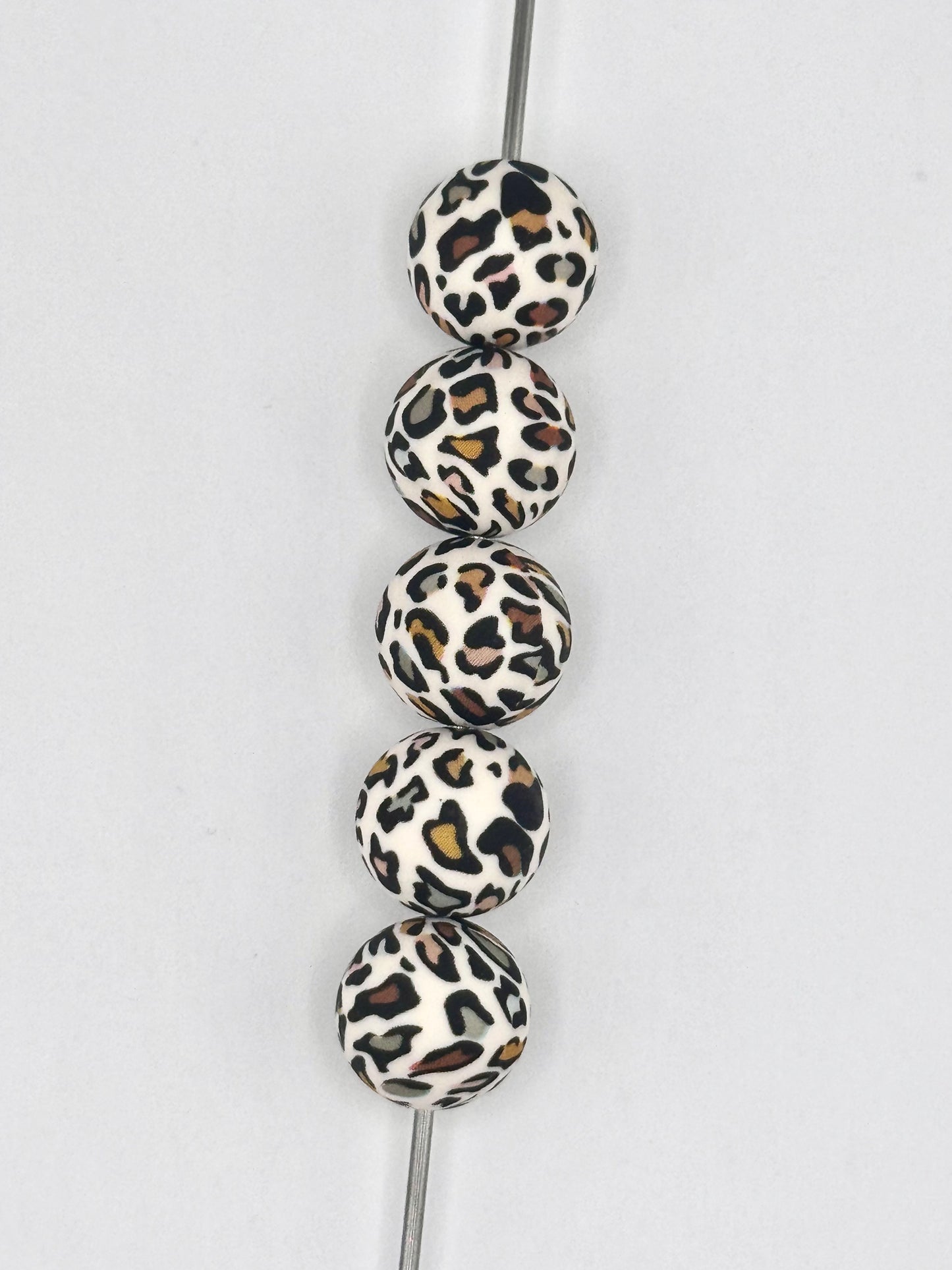 Mini Print 5pc Bead Bag - Boho Leopard (Custom)