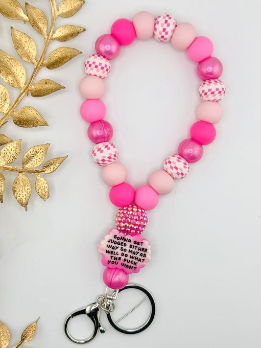 (Wholesale) Teardrop Wristlet - Gonna Get Judged Anyways