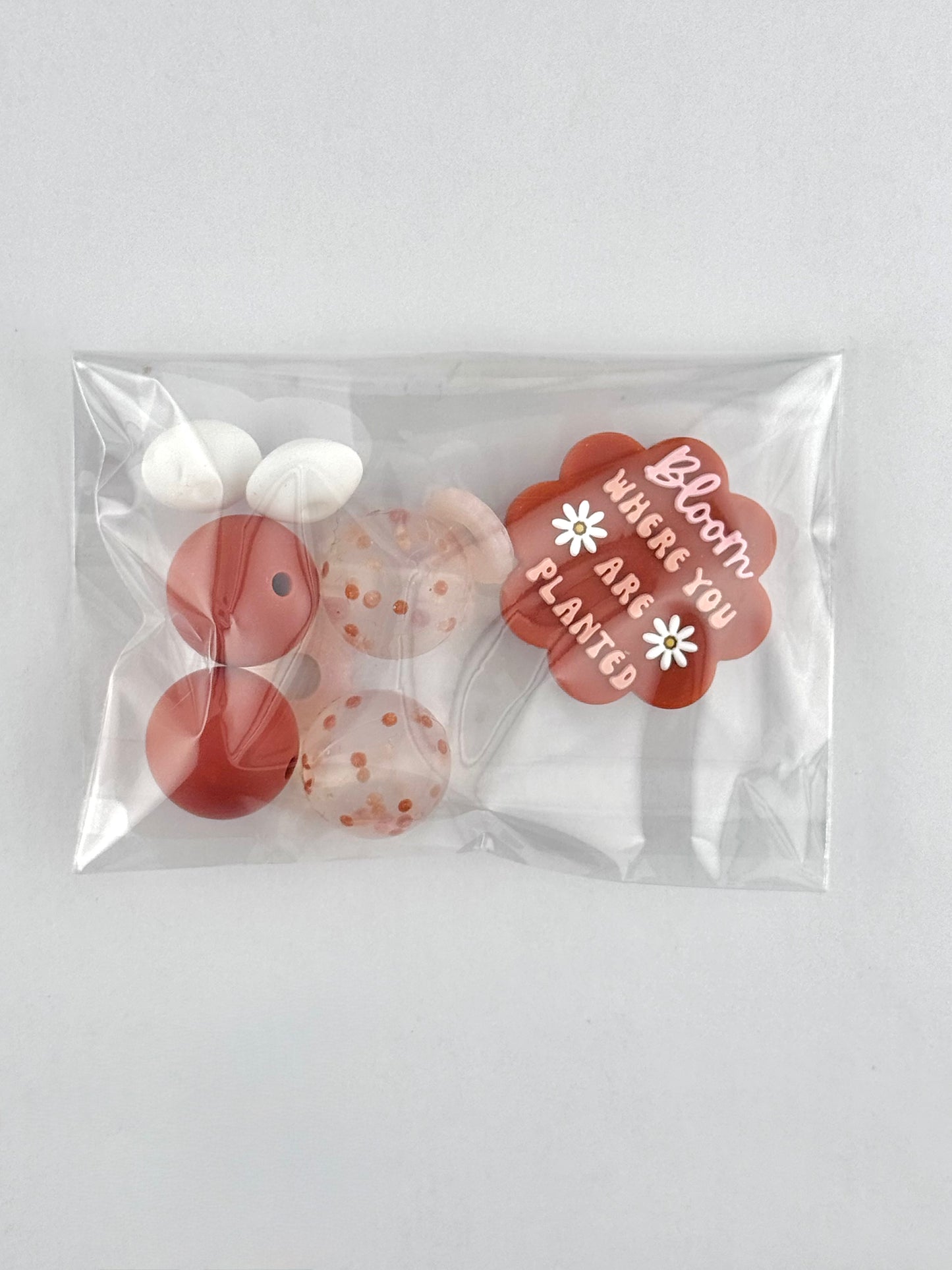 Bead Bag - Rust Bloom