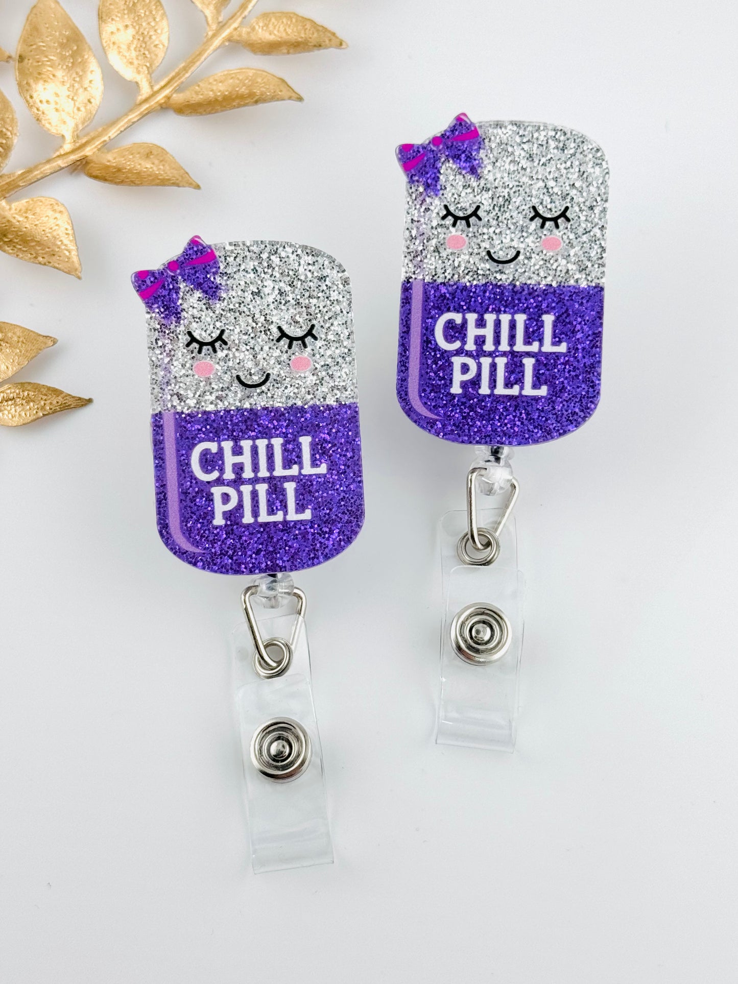 Badge Reel ~ Purple Chill Pill