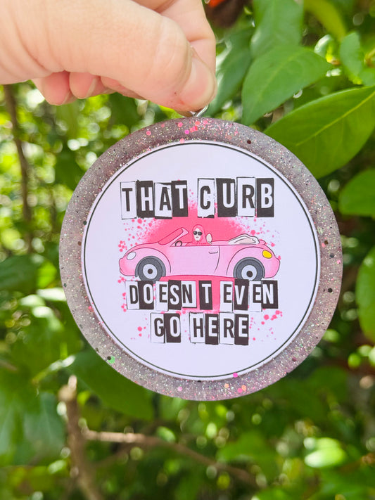 That Curb Doesnt Even Go Here Freshie (Cherry Leather Scent)
