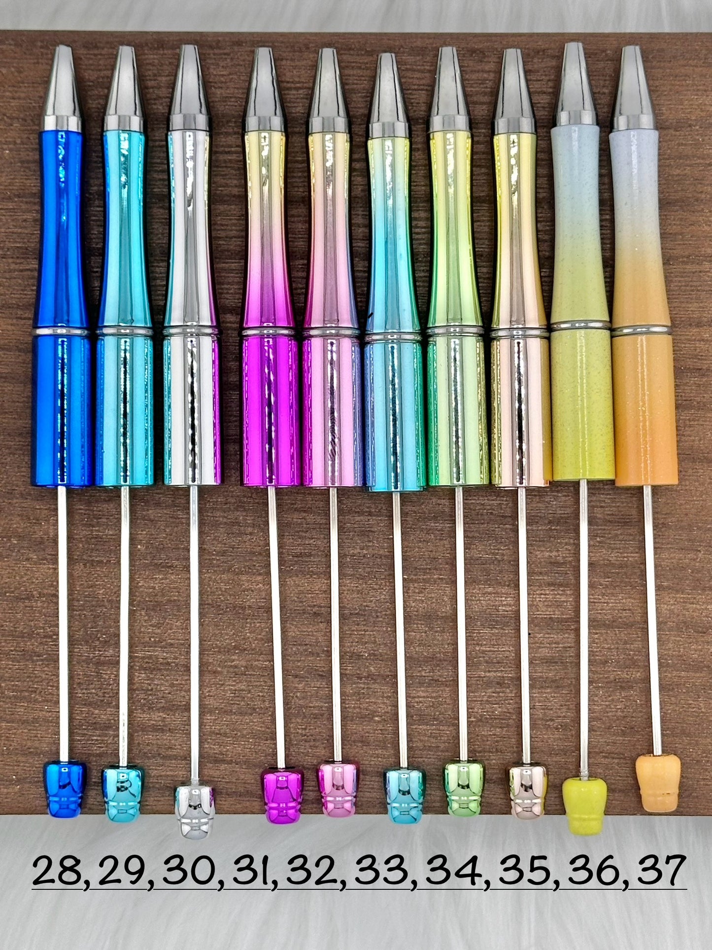 Plastic Beadable Solid Pen (#1-92)