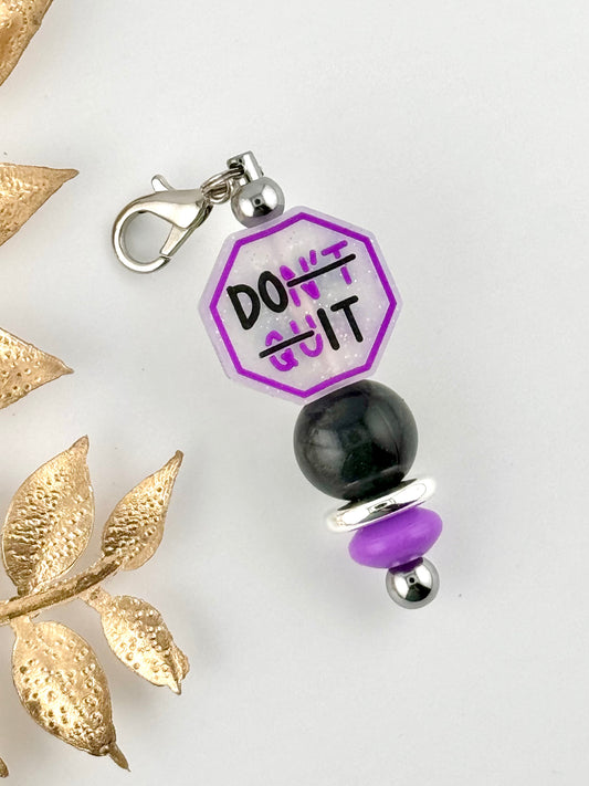 (Pre-Made) Mini Cup Charm ~ Dont Quit (Do It)