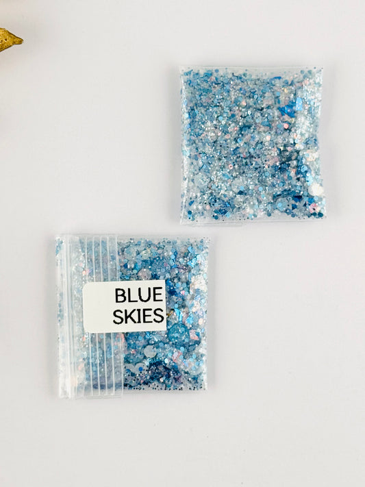 Confetti 2.5g Mix - Blue Skies