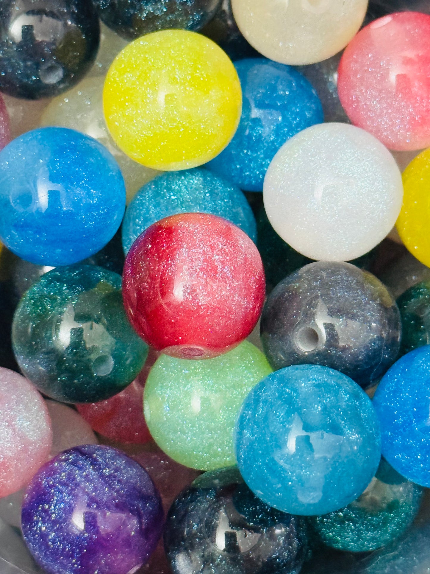 Acrylic 16mm Bead Bag - Galaxy 10ct Mix