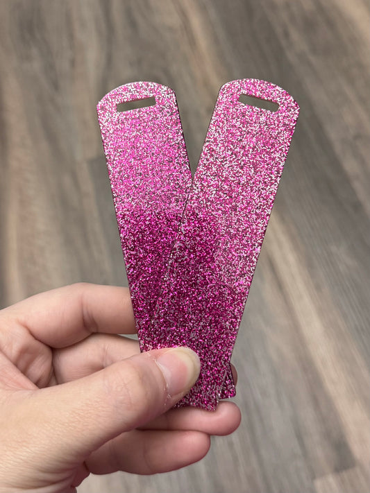 Acrylic Bookmark ~ Fuchsia Glimmer