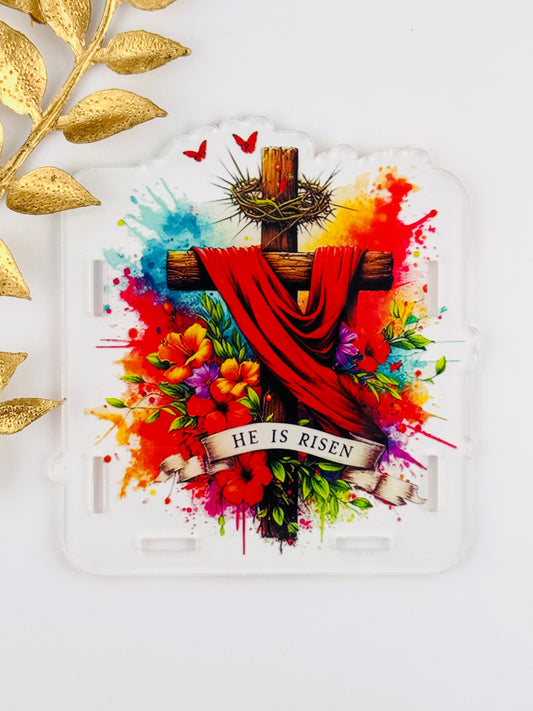 Acrylic Storage Box ~ He Is Risen