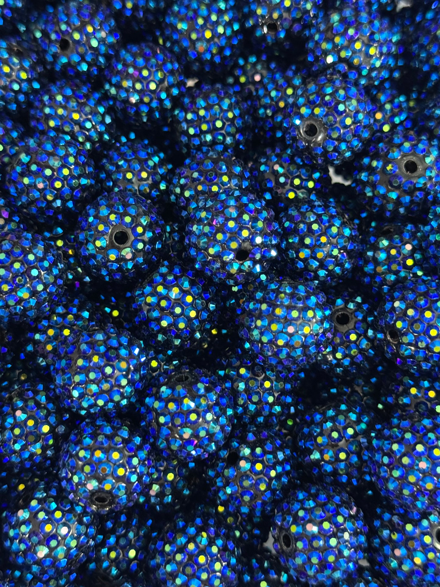 Rhinestone 20mm Acrylic ~ Passion Blue