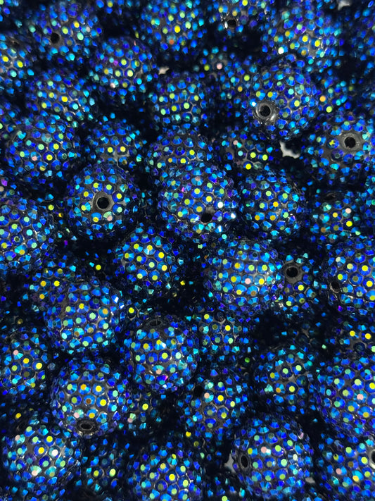 Rhinestone 20mm Acrylic ~ Passion Blue