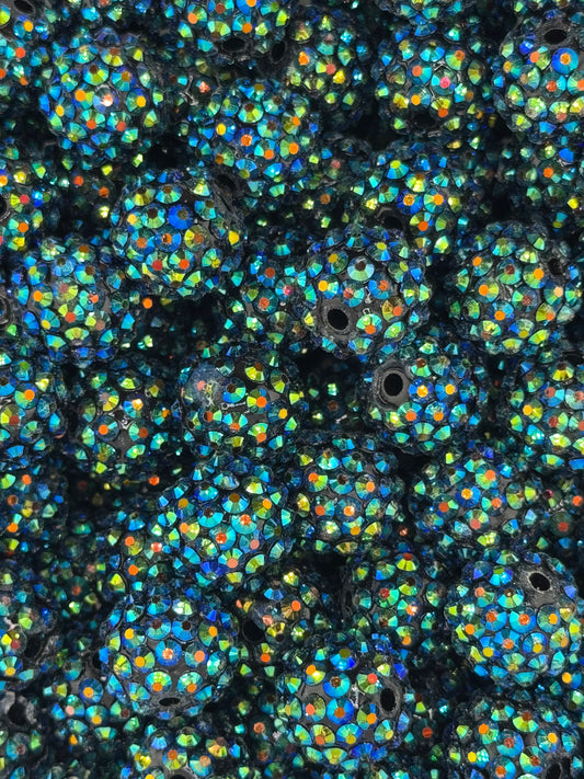 Rhinestone 16mm Acrylic ~ Sea Weed