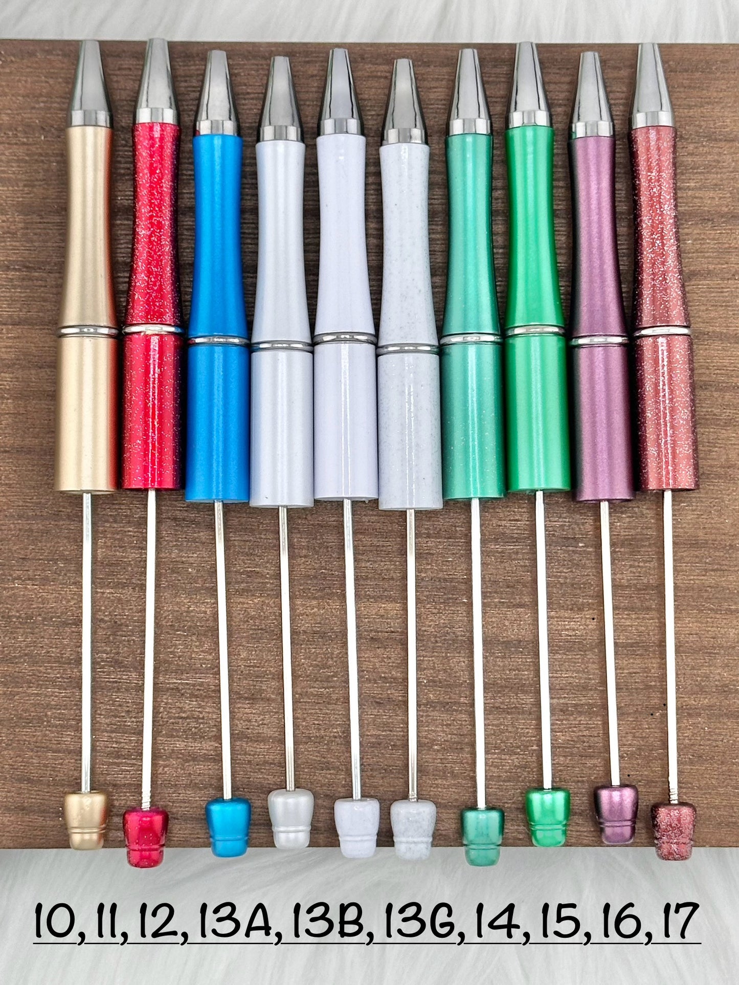 Plastic Beadable Solid Pen (#1-92)