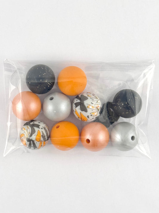 Mini Mix Bead Bag - Ember Night Bow (Custom)