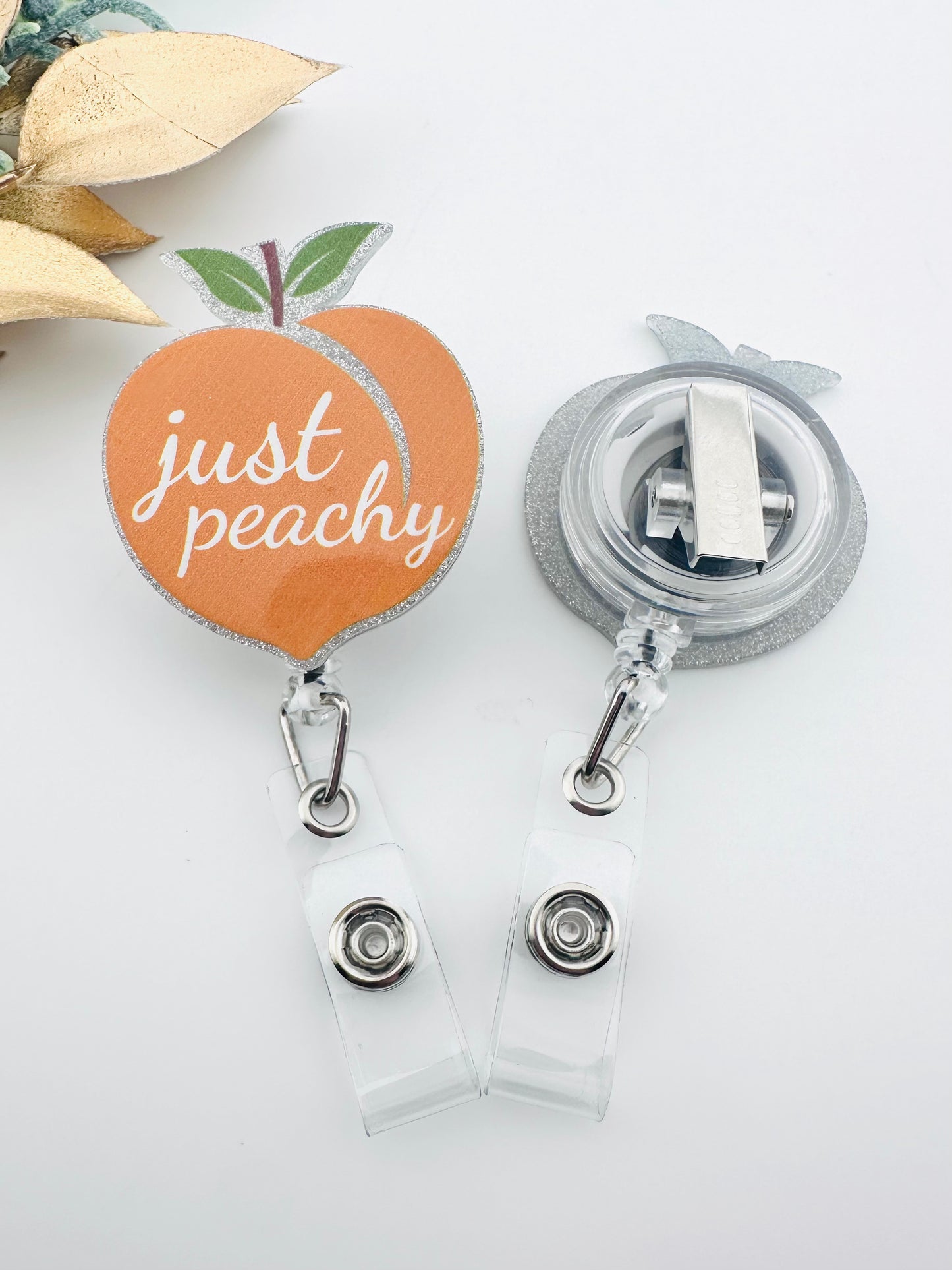 DP ~ Badge Reel Just Peachy 2pk