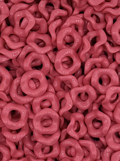 Wavy Acrylic 15mm Spacers (10ct)