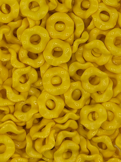 Wavy Acrylic 13mm Spacers (10ct)